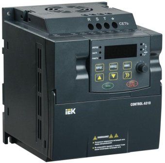 преобразователь частоты control-a310 380в 3ф 1.5квт 3.7а iek cnt-a310d33v015tez от магазина Штепсель и батарейка.