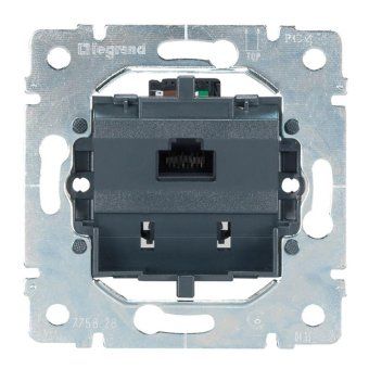 розетка компьютерная 1-м сп galea life rj45 кат.5e utp на винтах механизм leg 775761 от магазина Штепсель и батарейка.