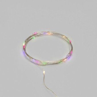 гирлянда светодиодная роса 2м 20 led мультиколор ip20 2хаа (в комплект не входят) neon-night 302-059 от магазина Штепсель и батарейка. - фото_3