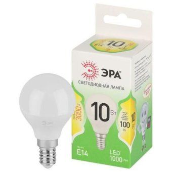 лампа светодиодная green line p45-10w-830-e14 gl 10вт шар 3000к свет тепл. e14 эра б0067065 от магазина Штепсель и батарейка.
