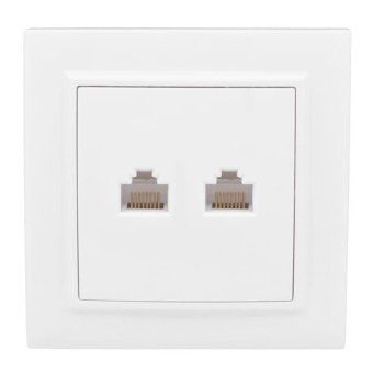 розетка компьютерная 2-м сп минск rj45 бел. ekf erk02-035-10 от магазина Штепсель и батарейка.