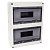 бокс модульный накладной pdb/w 4024 gr (щрн-пг-24) ip65 пластик. pro jazzway 5072145 от магазина Штепсель и батарейка.