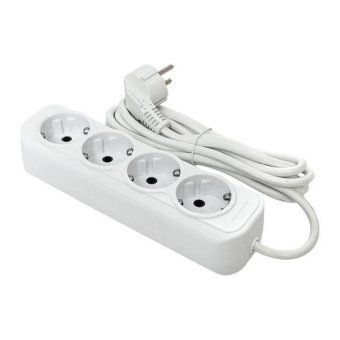 удлинитель 4х2м с заземл. 16а ip20 эксперт 3.0квт пвс 3х1 proxima ekf uba16-310-4-02 от магазина Штепсель и батарейка.