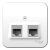 розетка компьютерная 2-м оп blanca rj45 кат.5e с изолир. пластиной бел. se blnia045451 от магазина Штепсель и батарейка. - фото_3