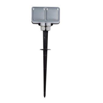 розетка переносная 2-м оп plexo 16а ip55 2х2p+e с заземл. сер. leg 069749 от магазина Штепсель и батарейка.