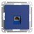 розетка компьютерная atlasdesign rj45 кат.6a механизм аквамарин se atn001186 от магазина Штепсель и батарейка. - фото_3