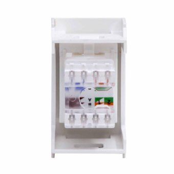 розетка компьютерная 1-м 1мод. viva rj45 кат.5e бел. dkc 45038 от магазина Штепсель и батарейка. - фото_4