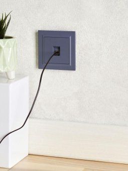 розетка компьютерная сп rj45 кат.5e brite рк10-брм механизм маренго iek br-k10-1-k35 от магазина Штепсель и батарейка. - фото_7