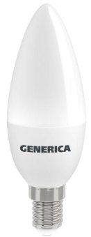 лампа светодиодная c35 10вт свеча 6500к e14 230в generica ll-c35-10-230-65-e14-g от магазина Штепсель и батарейка. - фото_2