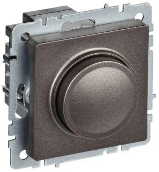 светорегулятор сп brite пов-наж. 600вт сс10-1-0-бртб механизм бронза iek br-d20-0600-k45 от магазина Штепсель и батарейка.