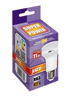 лампа светодиодная pled-sp 11вт r63 3000к тепл. бел. e27 820лм 230в jazzway 1033659 от магазина Штепсель и батарейка. - фото_2