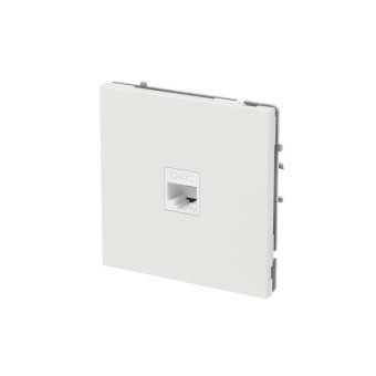 розетка компьютерная 1-м kant rj45 кат.6a без шторки бел. песок dkc 7010673 от магазина Штепсель и батарейка. - фото_2