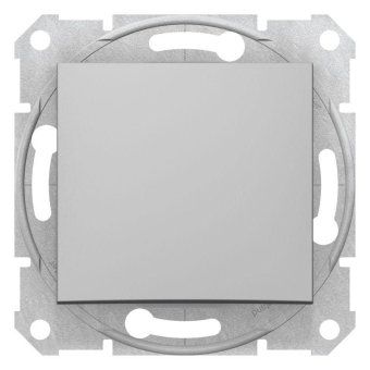 переключатель проходной 1-кл. сп sedna 10а ip20 (сх. 6) 250в механизм алюм. sche sdn0400160 от магазина Штепсель и батарейка.