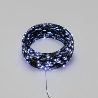 гирлянда светодиодная "роса" 50м 500led бел. ip20 230в с контроллером провод зел. neon-night 303-285 от магазина Штепсель и батарейка. - фото_6