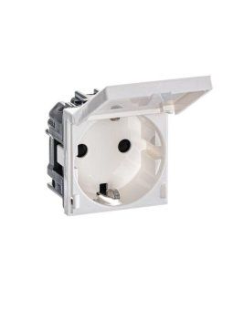 розетка 1-м сп 2мод. zenit 16а ip21 250в с заземл. schuko защ. шторки с крышкой механизм альп. бел. abb 2cla228810n1101 от магазина Штепсель и батарейка. - фото_2