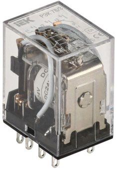 реле рэк 78-3 5а 24в dc iek rrp20-3-05-024d от магазина Штепсель и батарейка.