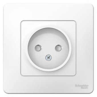 розетка 1-м сп blanca 16а ip20 250в без заземл. защ. шторки бел. se blnrs000111 от магазина Штепсель и батарейка. - фото_3