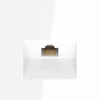 розетка компьютерная 1-м сп s70 rj45 кат.6 механизм бел. глянцевый voltum vls060101 от магазина Штепсель и батарейка. - фото_3