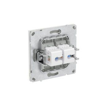 розетка компьютерная 2-м kant rj45 кат.6a без шторки бел. песок dkc 7010674 от магазина Штепсель и батарейка. - фото_5