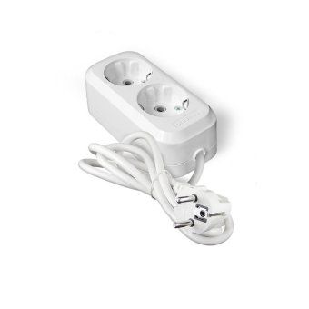 удлинитель 2х3м с заземл. ip20 е-302а пвс 3х1.5 universal 1718 от магазина Штепсель и батарейка.