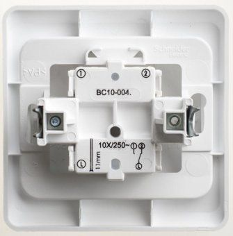 переключатель проходной 1-кл. сп этюд 10а ip20 бел. se bc10-004b от магазина Штепсель и батарейка. - фото_3