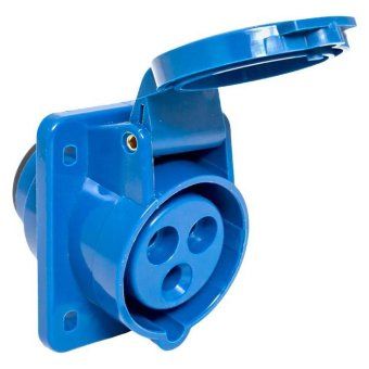 розетка скрыт. уст. 16а 220в 2p+ре ip44 (413) ekf ps-413-16-220 от магазина Штепсель и батарейка. - фото_6
