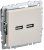 розетка brite usb a+a 3.1а рю10-1-бркр механизм беж. iek br-u21-d31-k10 от магазина Штепсель и батарейка.