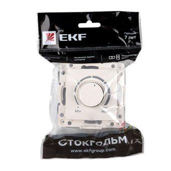 механизм светорегулятора стокгольм 600вт 220в бел. proxima ekf eyd06-101-10 от магазина Штепсель и батарейка. - фото_3