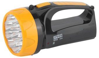 фонарь-прожектор аккумуляторный tsp10 15led 2 режима 4в 1.5а.ч зу 220в (картон. упак.) трофи б0016537 от магазина Штепсель и батарейка.