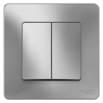 выключатель 2-кл. сп blanca 10а ip20 (сх. 5) 250в алюм. se blnvs010503 от магазина Штепсель и батарейка. - фото_3