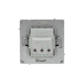 розетка силовая kant 2p+e без шторки бел. песок dkc 7010033 от магазина Штепсель и батарейка. - фото_3