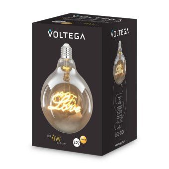 лампа светодиодная loft led g125 4вт 2500к e27 voltega 8550 от магазина Штепсель и батарейка. - фото_7