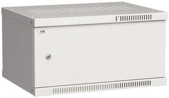 шкаф linea we 6u 600x450мм дверь металл сер. itk lwe3-06u64-mf от магазина Штепсель и батарейка.