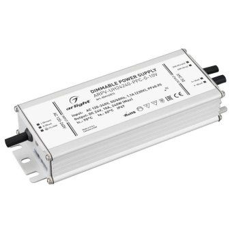 блок питания arpv-uh24240-pfc-0-10v 24в 10.0а 240вт ip67 метал. arlight 024143(1) от магазина Штепсель и батарейка.