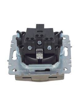 розетка brite рсбш10-3-брш 16а ip20 с заземл. защ. шторки с крышкой механизм шампань iek br-r16-16-k37 от магазина Штепсель и батарейка. - фото_2