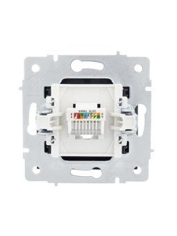 розетка компьютерная 1-м сп vesna механизм черн. бархат lezard 742-4288-139 от магазина Штепсель и батарейка. - фото_3