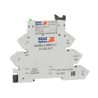 модуль релейный optirel g rm38-61-24d-6-p-co кэаз 282948 от магазина Штепсель и батарейка.