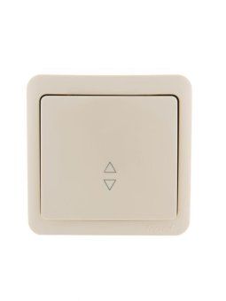 переключатель проходной 1-кл. 1п оп viola 10а ip20 крем. lezard 751-0300-105 от магазина Штепсель и батарейка.