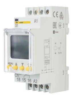 таймер цифровой тэ80 16а 230в на din-рейку karat iek mta10-16-080 от магазина Штепсель и батарейка. - фото_8