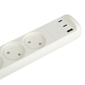 удлинитель электрический u-3-1.5m-usb-w 3 розетки + 3xusb a+c 1.5м 10а бел. эра б0069075 от магазина Штепсель и батарейка. - фото_4