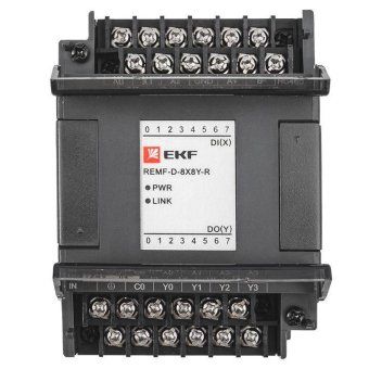 модуль дискретного в/в remf 8/8 pro-logic ekf remf-d-8x8y-r от магазина Штепсель и батарейка. - фото_5