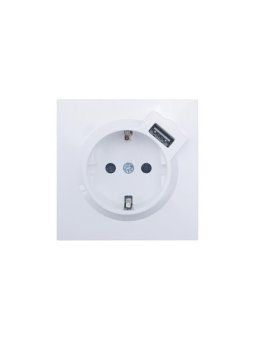 розетка 1-мест. с/з+usb разъем zima ip20 бел. lezard 704-0288-181 от магазина Штепсель и батарейка. - фото_3