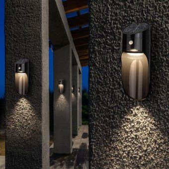 подсветка фасадная erafs050-43 призма 12led 25лм с датчиком движения эра б0044491 от магазина Штепсель и батарейка.