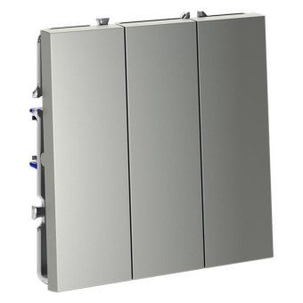 выключатель 3-кл. сп s70 10а механизм сталь voltum vls030105 от магазина Штепсель и батарейка. - фото_3