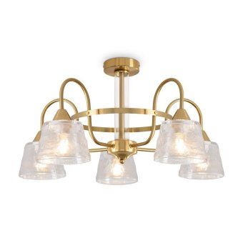 светильник caramel 5х60вт e27 ip20 подвесной freya fr5522pl-05bs1 от магазина Штепсель и батарейка.