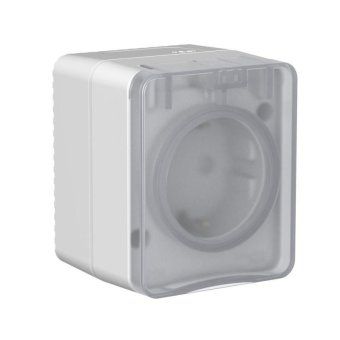 розетка оп atlasdesign profi ip54 заземл. защ. шторки 16а 250в сер. se atn543045 от магазина Штепсель и батарейка.
