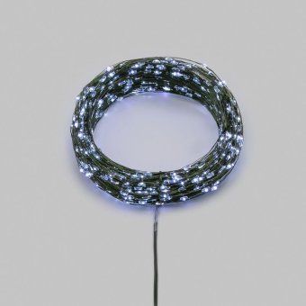 гирлянда светодиодная роса с контроллером 100м 1000 led бел. ip20 230в зел. провод neon-night 303-295 от магазина Штепсель и батарейка. - фото_3
