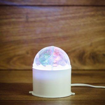 лампа светодиодная "диско" 6вт шар 3led rgb 230в ip20 в компакт. корпусе neon-night 601-252 от магазина Штепсель и батарейка. - фото_3