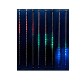 гирлянда светодиодная "падающие звезды" uld-e2405-240/dtk multi meteor 8 подвесов 240 led 2.4х0.5м мульти ip44 uniel 11122 от магазина Штепсель и батарейка.