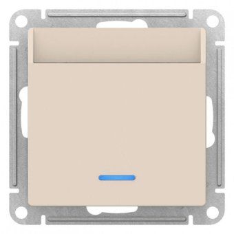 выключатель карточный сп atlasdesign 10а ip20 без задержки времени механизм беж. se atn000267 от магазина Штепсель и батарейка. - фото_3